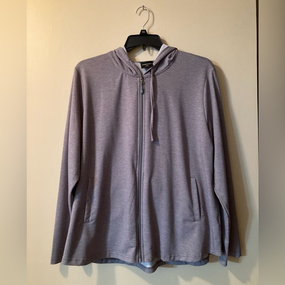 32 degrees zip up gray hoodie plus size 2x - Picture 1 of 4